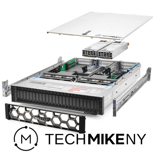 Dell PowerEdge R740xd Server 24-Bay 8-NVMe 2.50Ghz 56-Core 64GB 24TB + M60 GPU